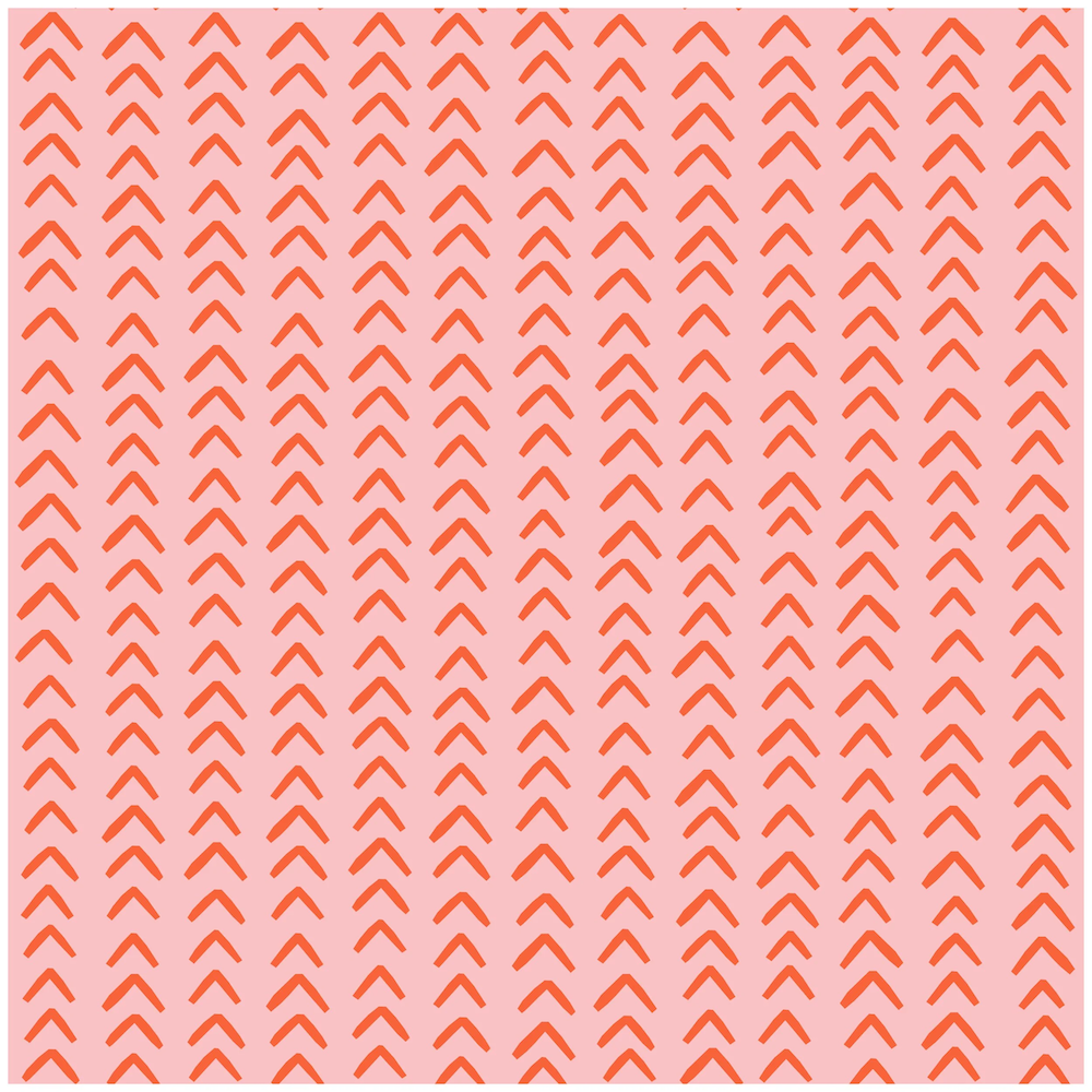 KB-E-02 Chevron Charm Tomato