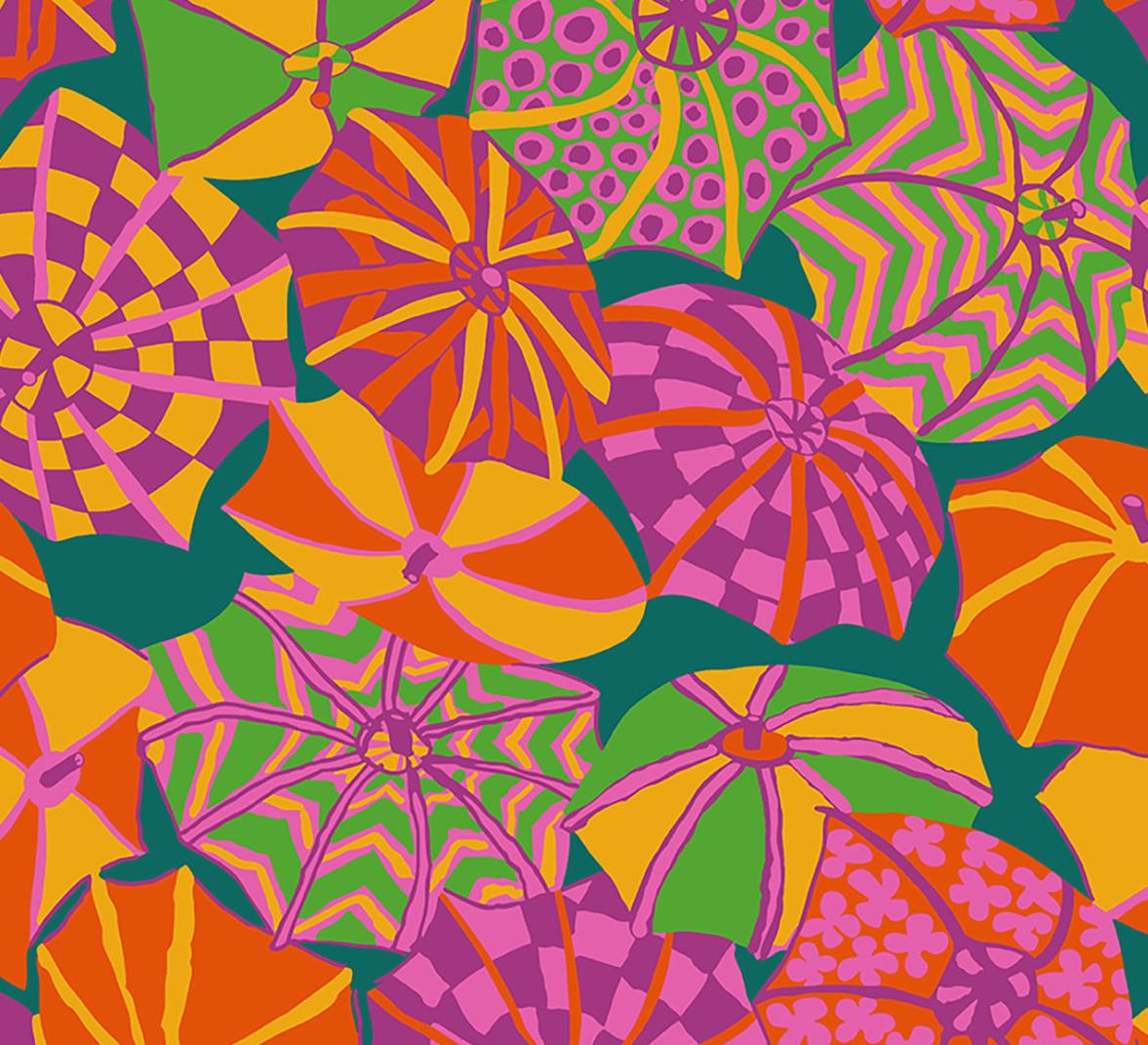 Kaffe Collective PWBM104 Red English Garden