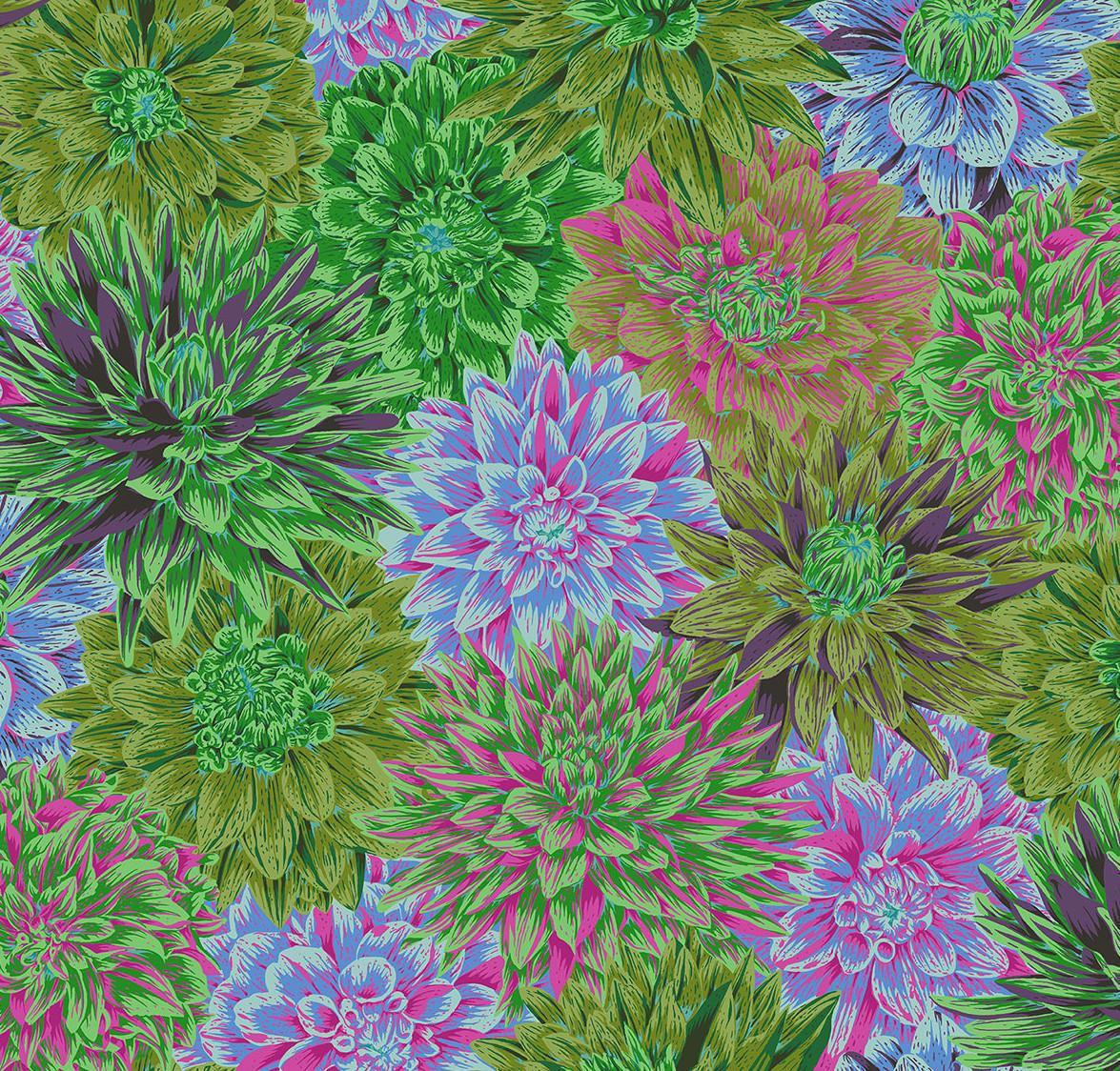 Kaffe Collective PWPJ137.Green Bursting Stripes