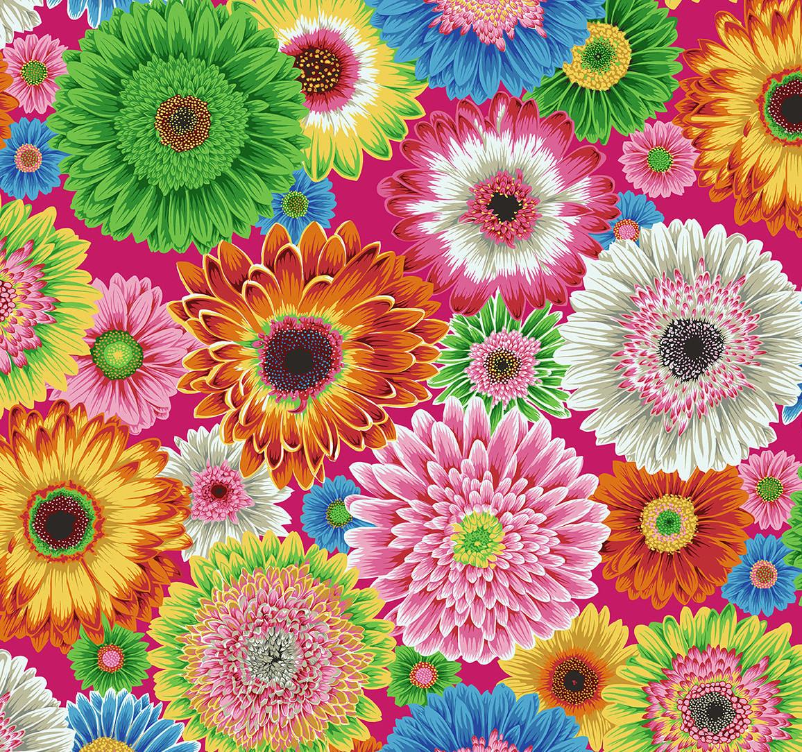 Kaffe Collective PWPJ139 Bright Gerbera Daisies
