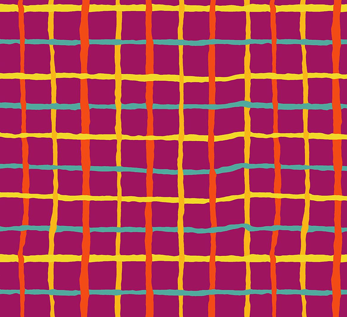 Kaffe Collective pwbm105 Magenta Grid