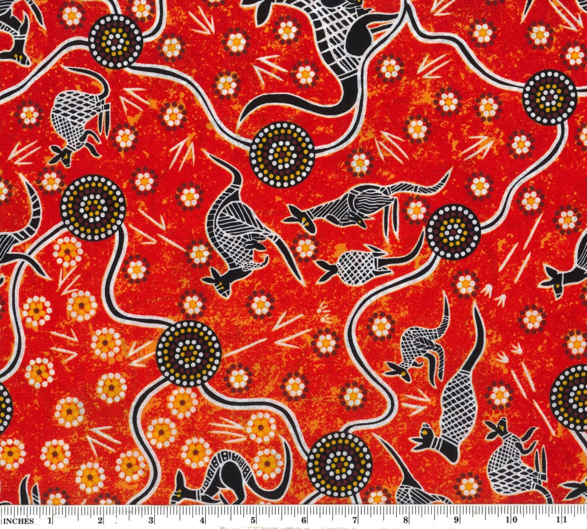 Kangaroo Dreaming 2 Red