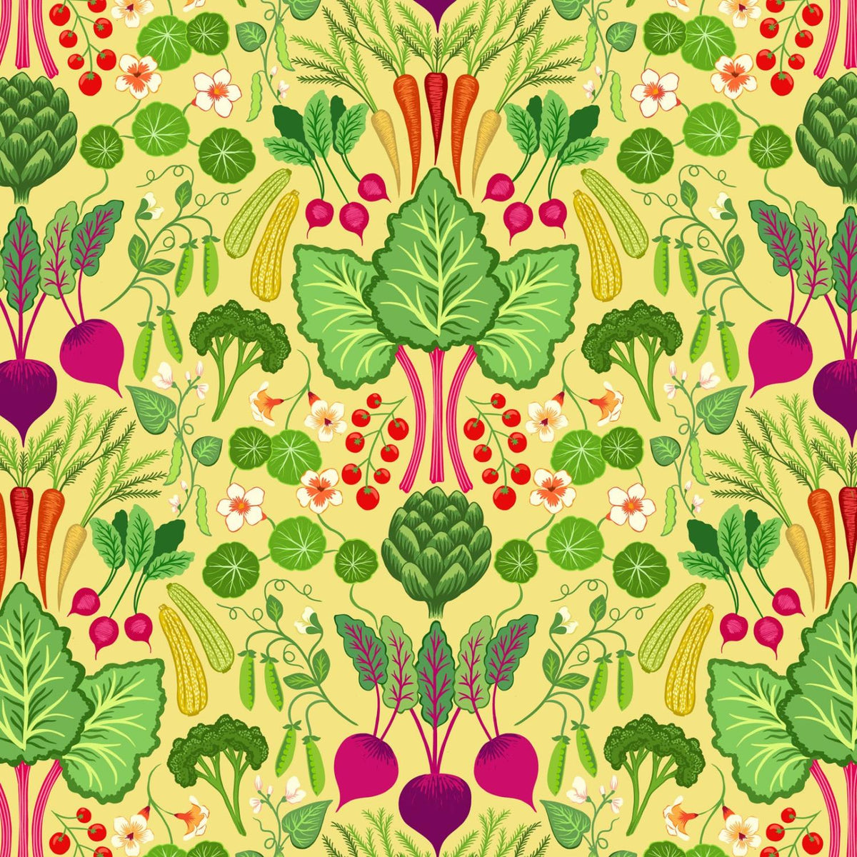 The Kitchen Garden 820-2 Vegetable Extravaganza - Quilted Strait