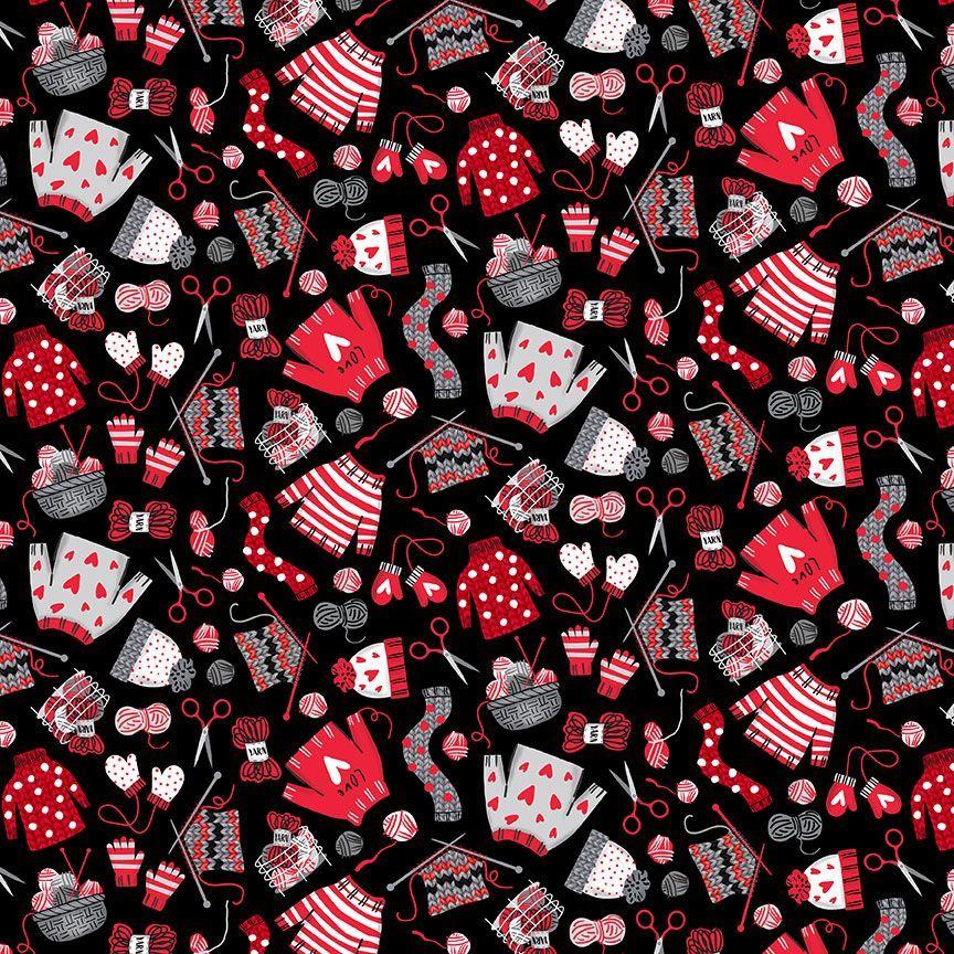 Knits CD4675 Knitting Workshop Black - Quilted Strait