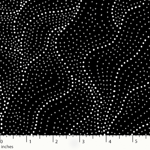 Land of Utopia Black - Quilted Strait