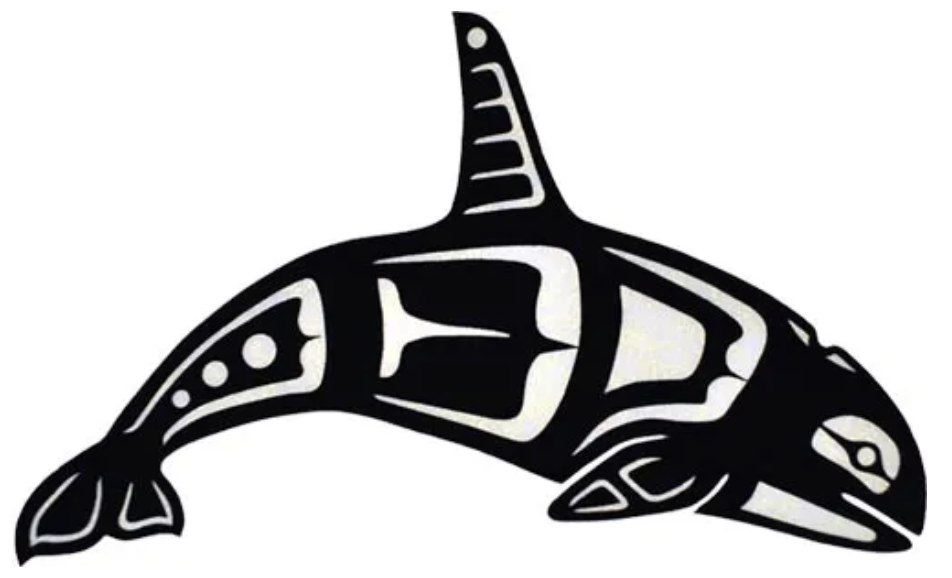 Laser Cut Mini 8" Orca Single and Pattern - Quilted Strait
