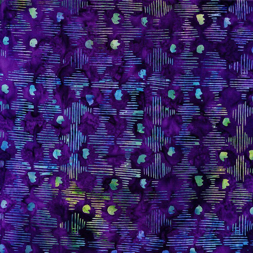 Lilyopad Tonga B3551 Purple Water Reflection Lines