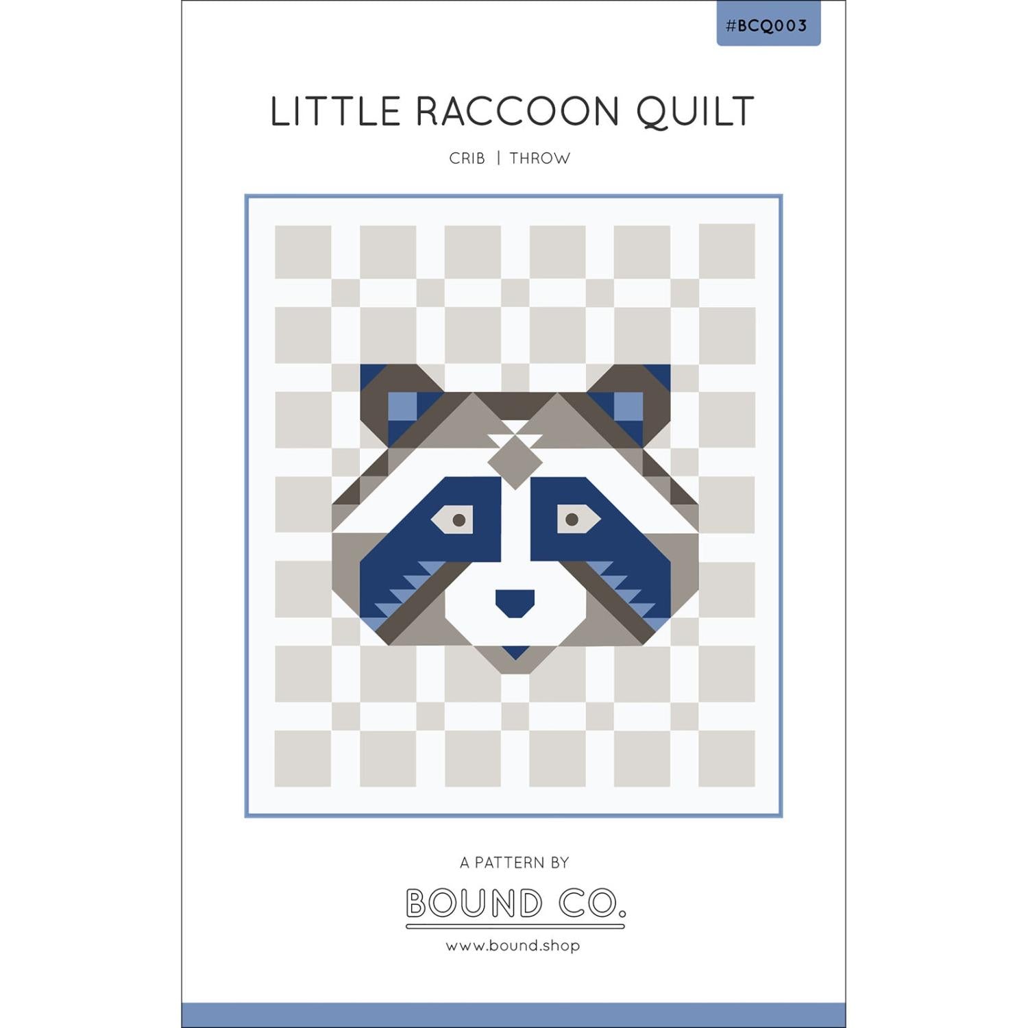 Little Raccoon Quilt Pattern - Quilted Strait