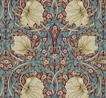 Lodden 079 Teal Berry SM Pimpernel - Quilted Strait