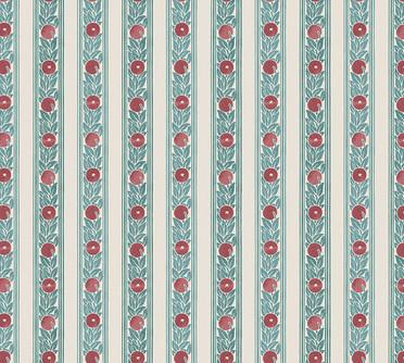 Lodden 149 Plum Fruit Stripe - Quilted Strait
