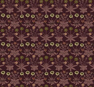 Lodden 152 Madder Daisy Fields - Quilted Strait
