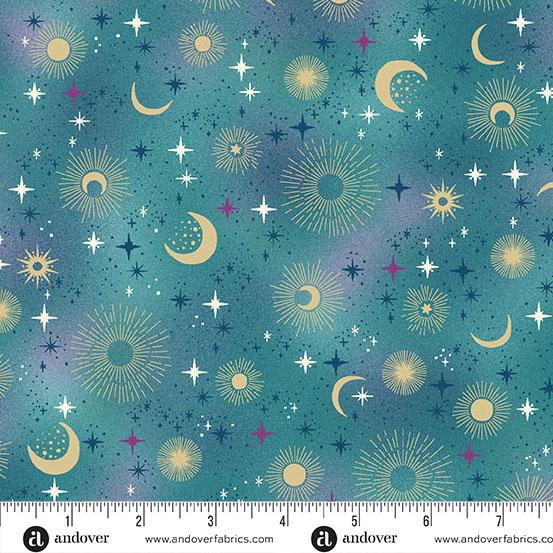 Luna 073-T Teal Constellation