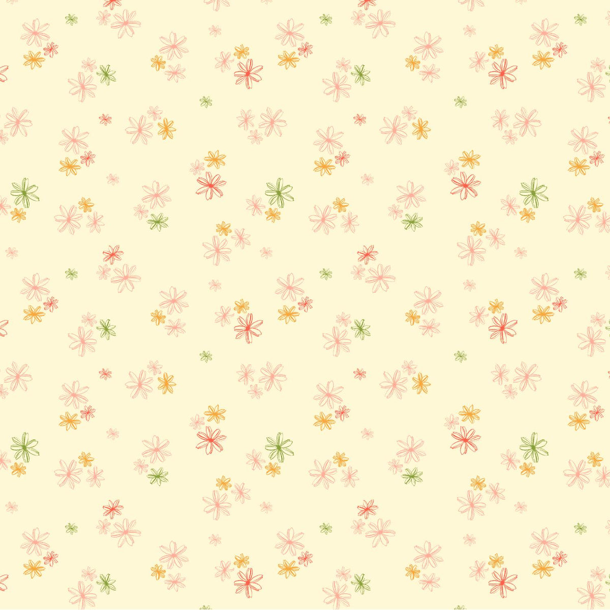 Lush Life 54717-3 Dappled Daisies Ivory