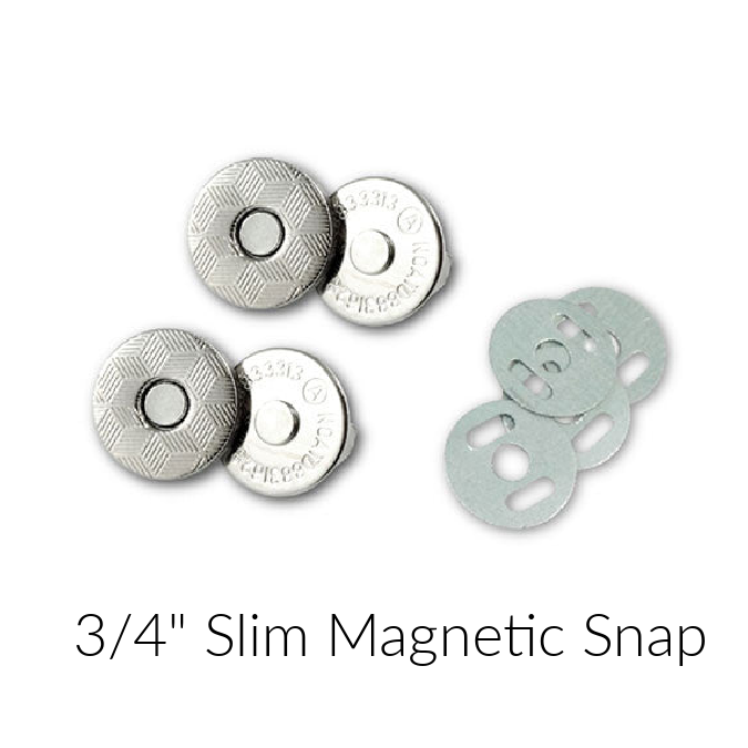 Magnetic Snap Nickel 3/4 Set of 2