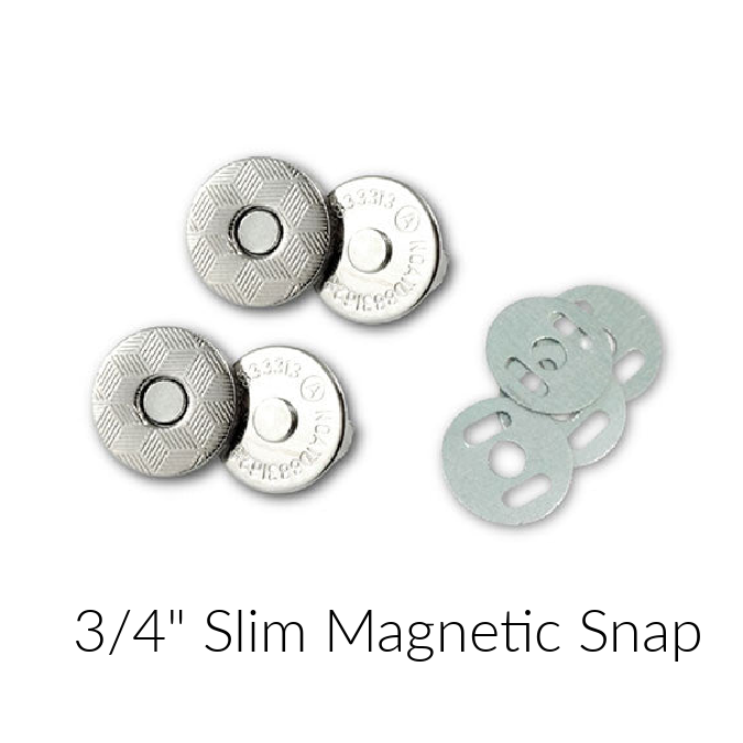 Two Magnetic Snaps 3/4 Two Magnetic Snaps 3/4