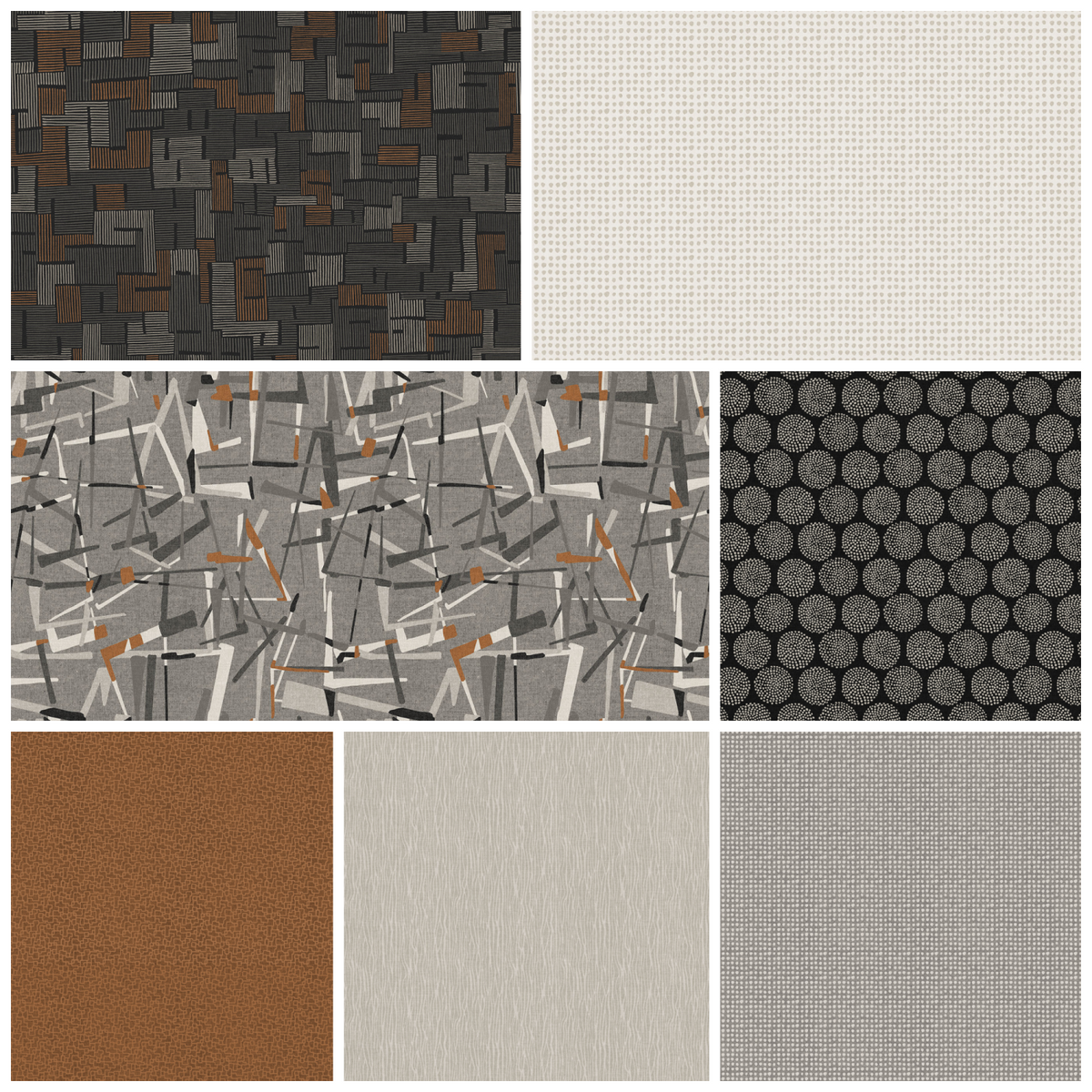 Modern Elements 7 Piece Fat Quarter Bundle