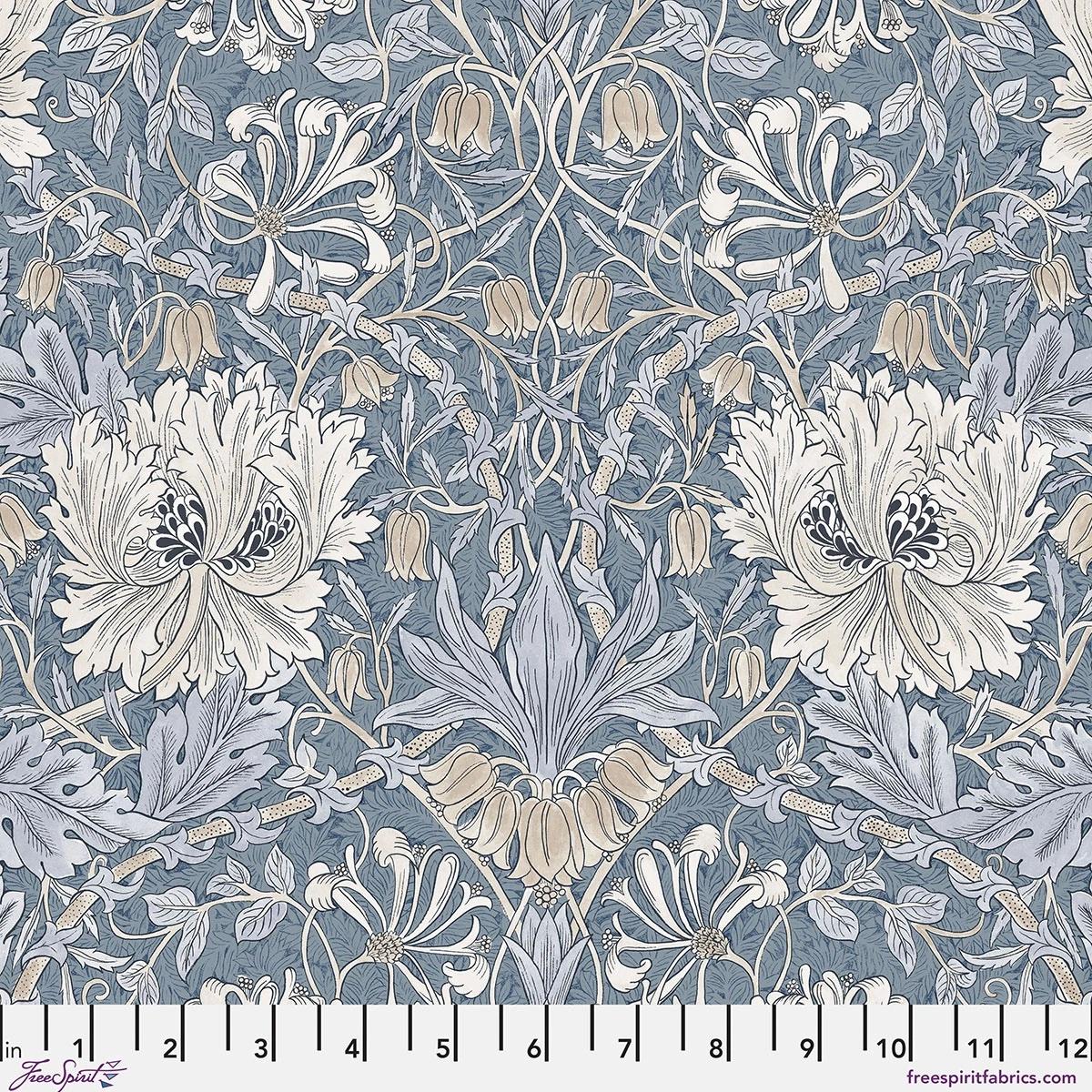 Morden 155 Indigo SM Honeysuckle & Tulip - Quilted Strait