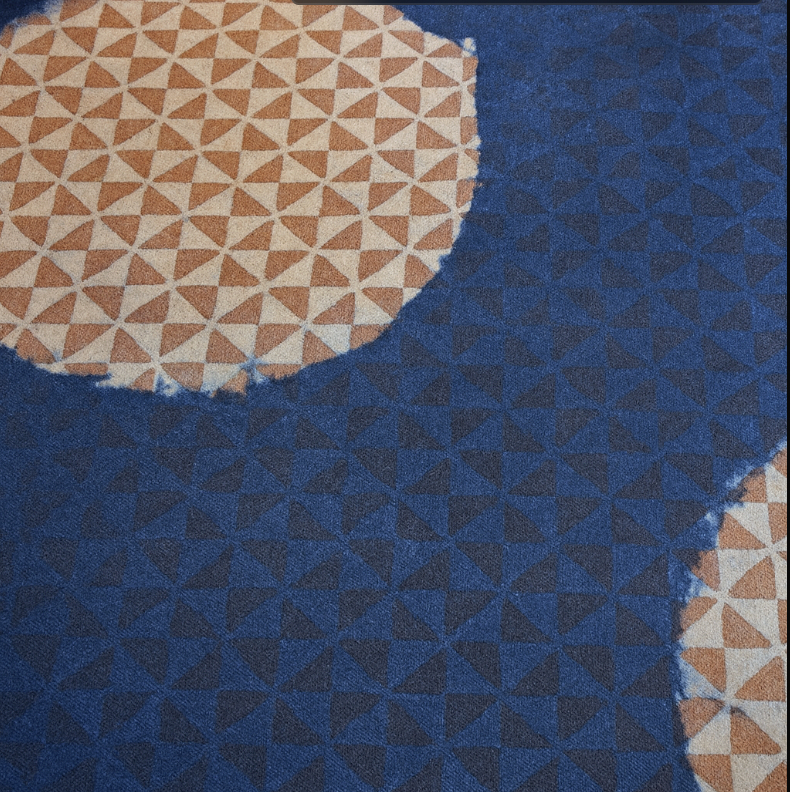 Mud Resist Dye BH-011 Indigo Tile