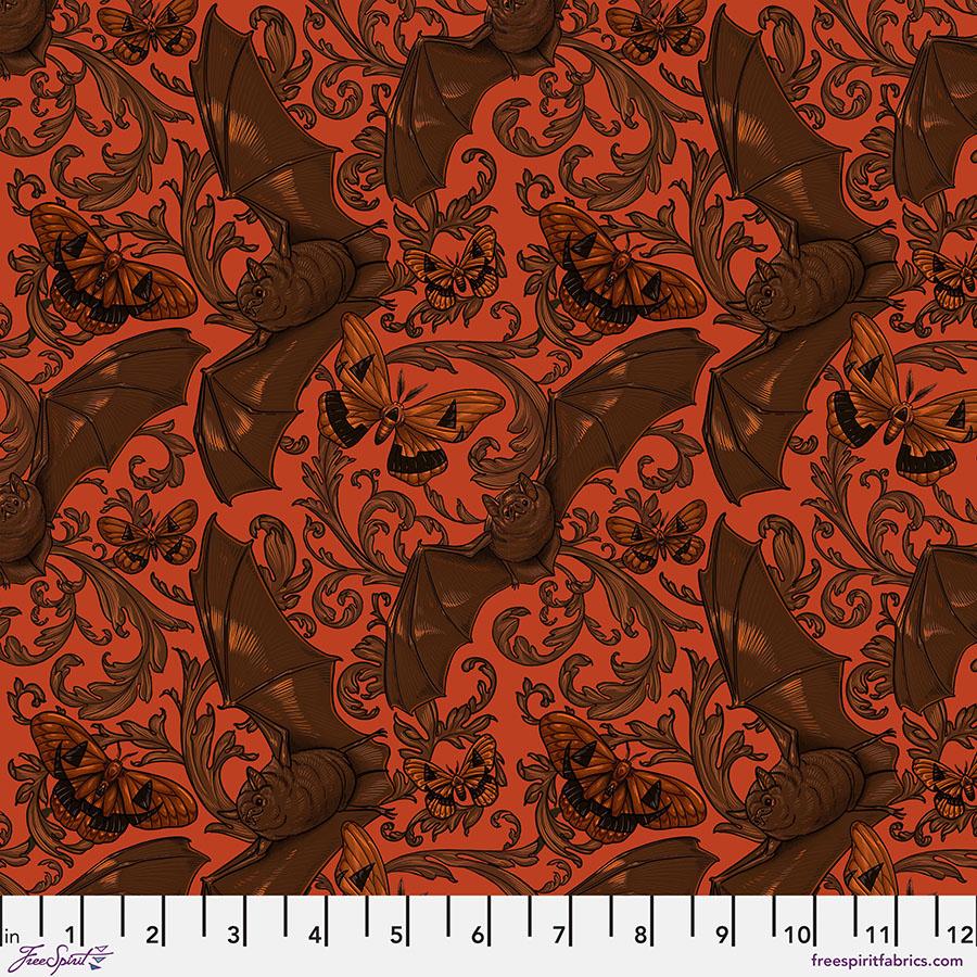 Mystic Moonlight 086 Orange - Quilted Strait