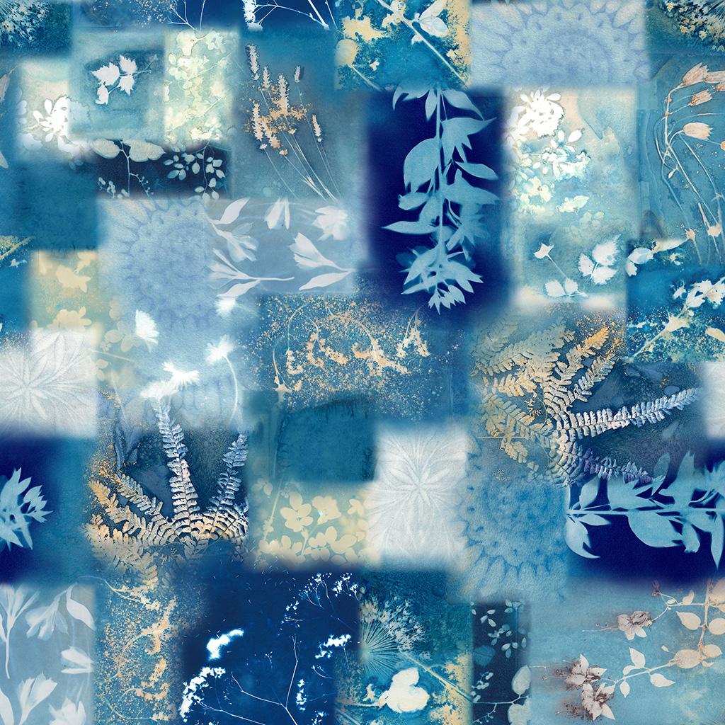 Naturescape 4655-55 Patchwork Multi Color