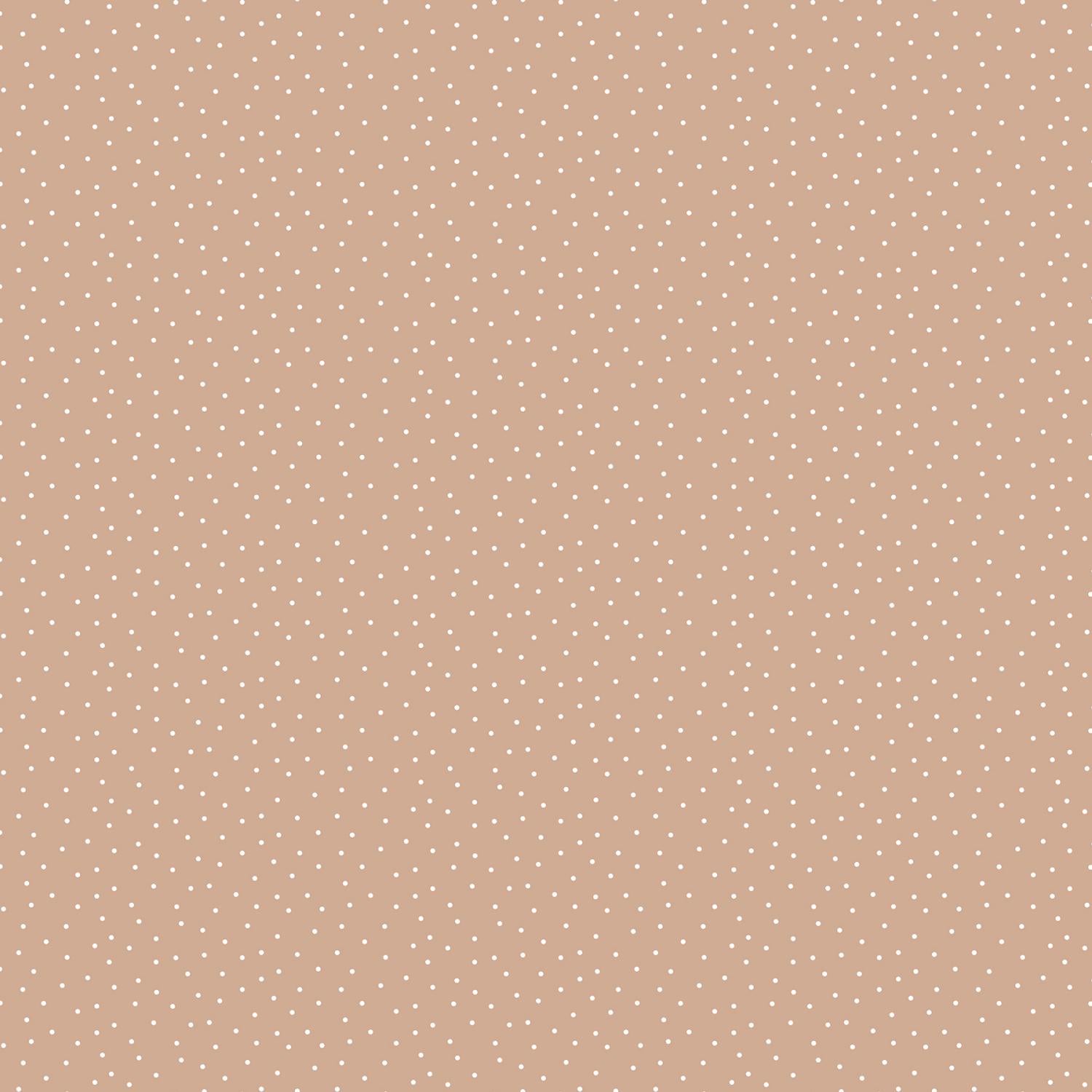 Nest 92100-33 Dots Caramel - Quilted Strait