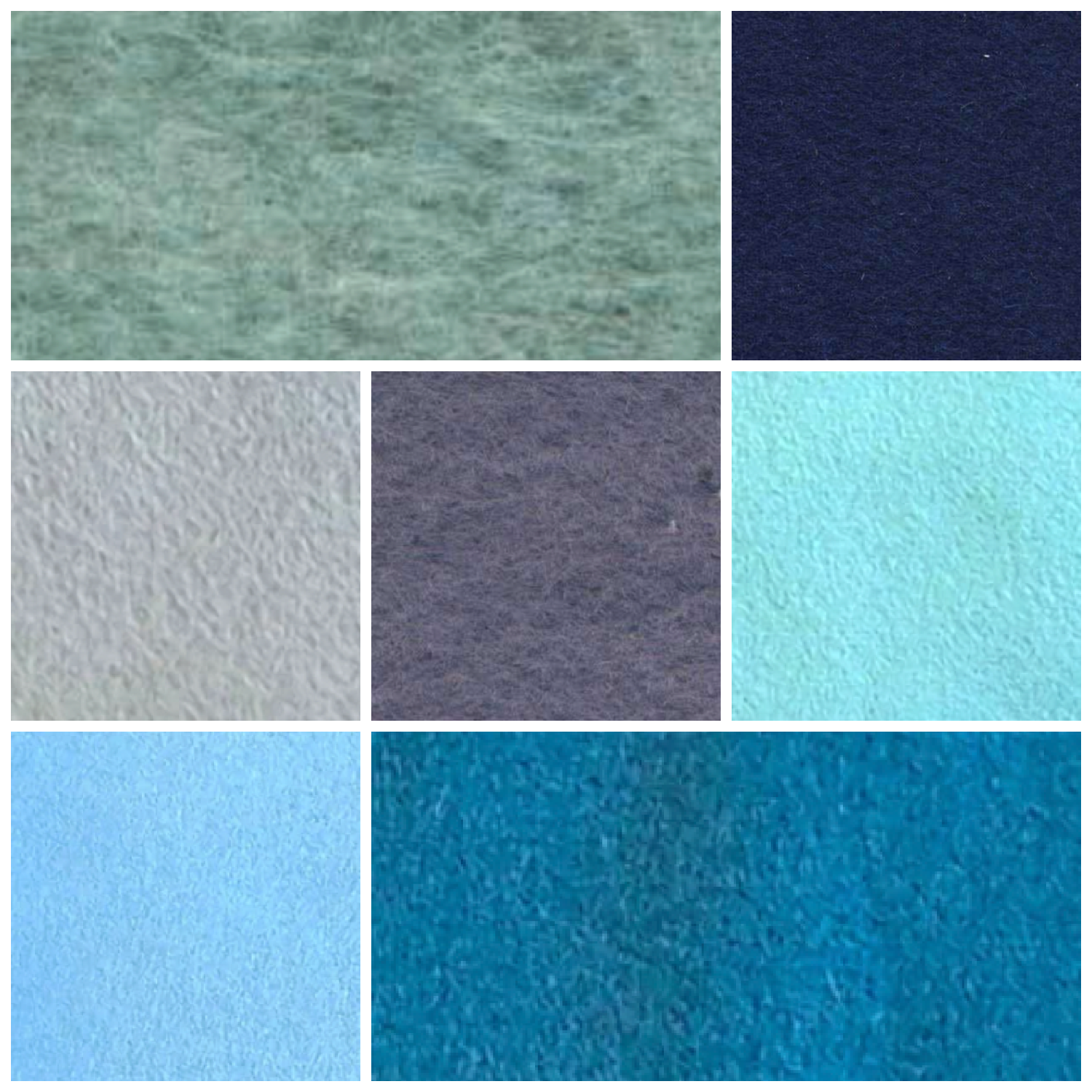 Ocean Wool Felt 7 Piece Bundle - Quilted Strait