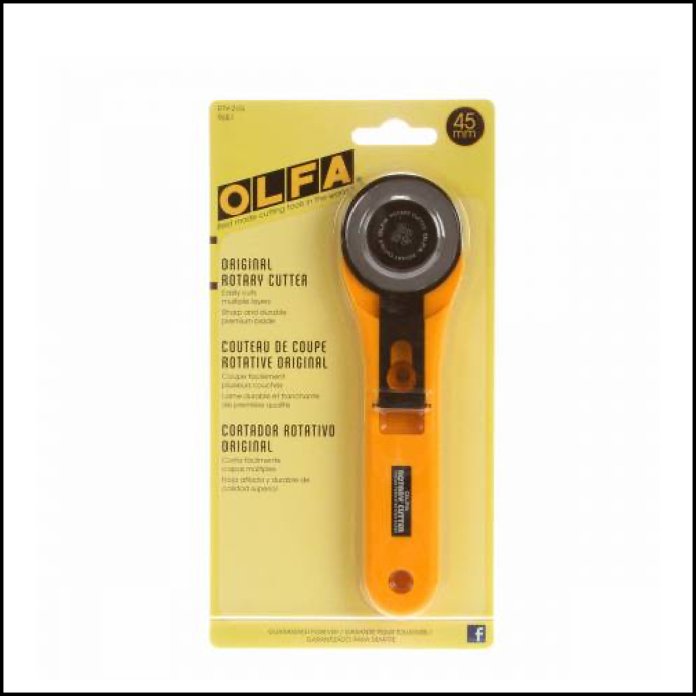Olfa Original 45mm Rotary Cutter - Quilted Strait