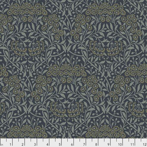 Morris & Co 035.Ink Michaelmas Daisy - Quilted Strait