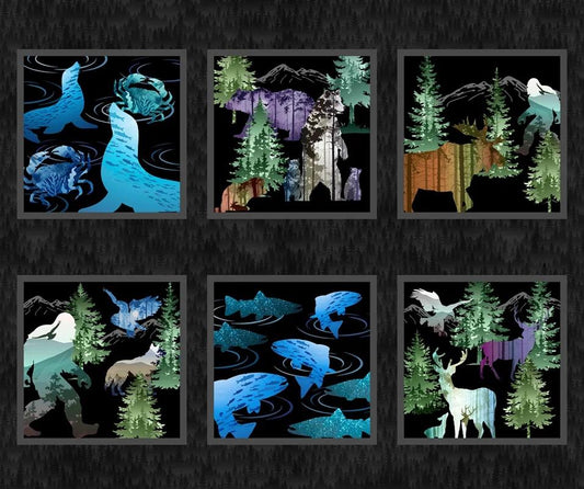 PNW Shop Hop 261OR Panel - Quilted Strait