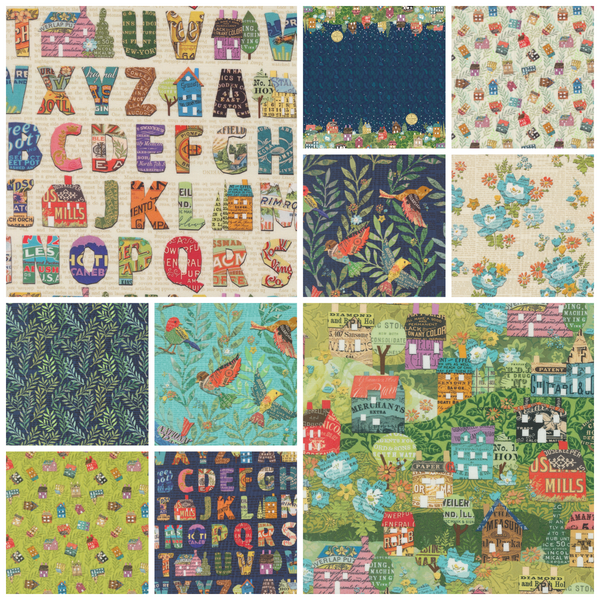 Paper Hamlet 10 Piece Fat Quarter Bundle | Quilted Strait