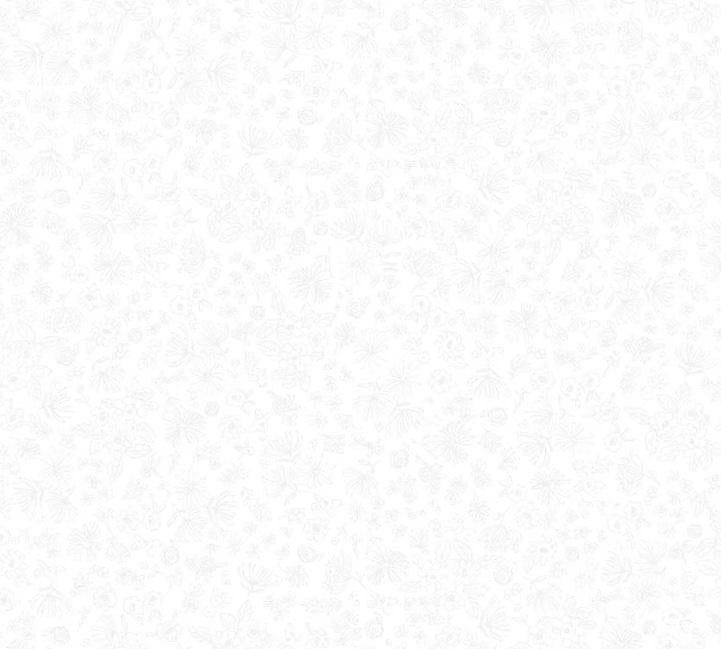 Pen & Petal 54970-4 Ditsy Doodles White on White