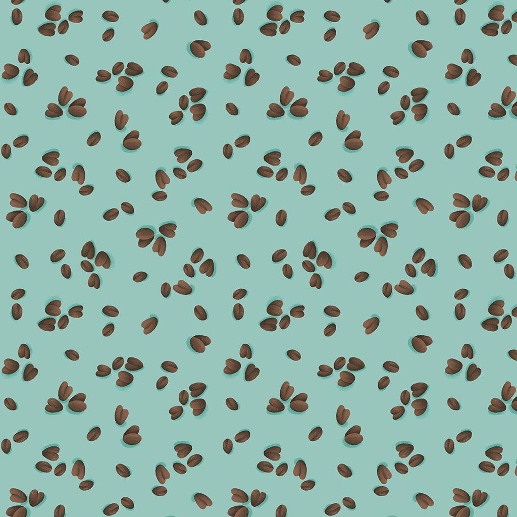 Perfect Blend 4720-101 Coffee Beans Turquoise - Quilted Strait