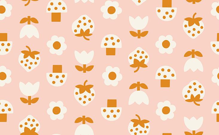 Picture Book 3074 14 Vintage Pink - Quilted Strait