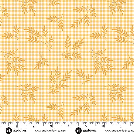 Plain &amp; Simple 001-Y Wheat Gingham Honey