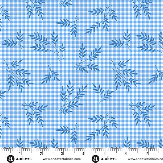 Plain &amp; Simple 001-B Wheat Gingham Cornflower