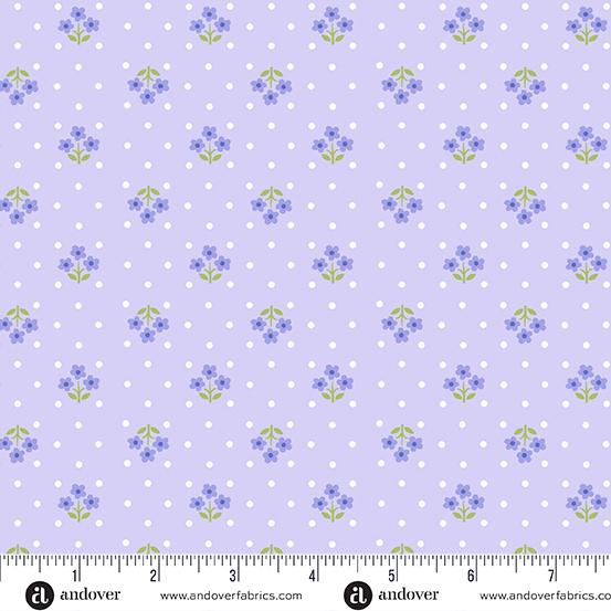 Plain &amp; Simple 002-P Tri Flower Wisteria