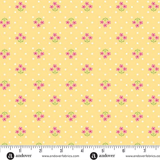 Plain &amp; Simple 002-Y Tri Flower Yellow