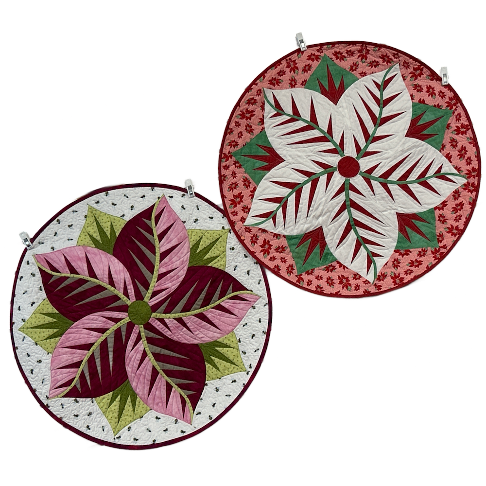 Poinsettia Table Topper/Quiltworx Sit &amp; Sew, Tues &amp; Wed. Oct. 28 &amp; 29