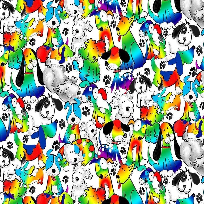 Puparazzi Dogs CD4000 Rainbow Dogs Rainbow