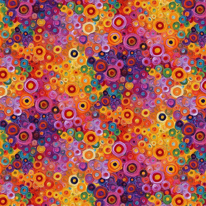 Purrfect Patchwork Cats CD4253 Artisan Geo Dot Bright