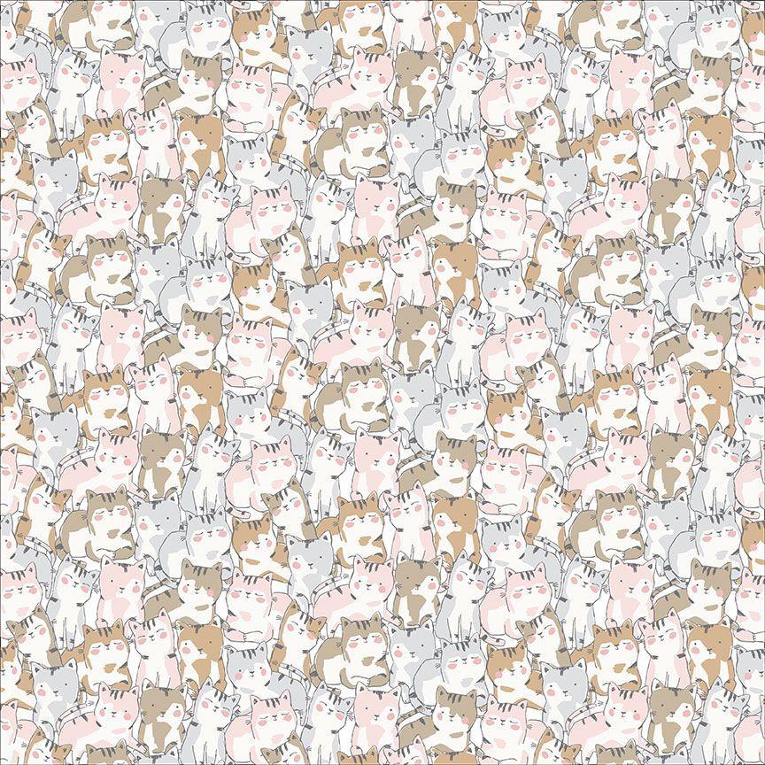 Purrfection CF4342 Packed Cats Multi