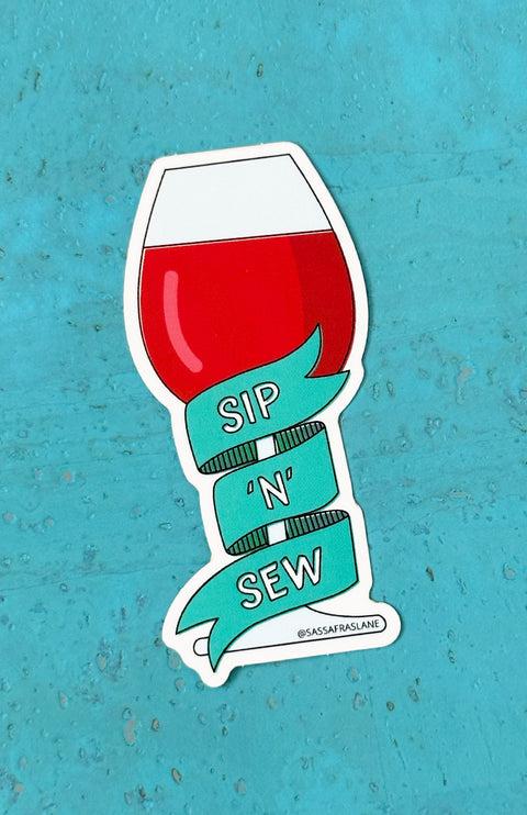 Sip N Sew Wine