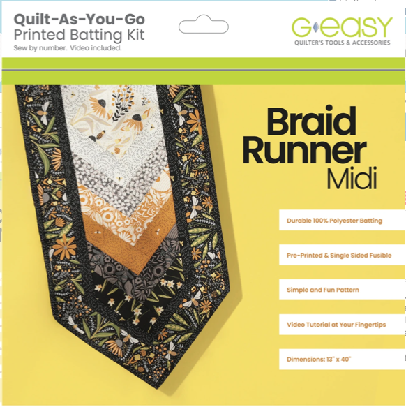 Quilt as You Go Braid Runner