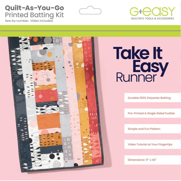 Quilt as You Go Take It Easy Runner