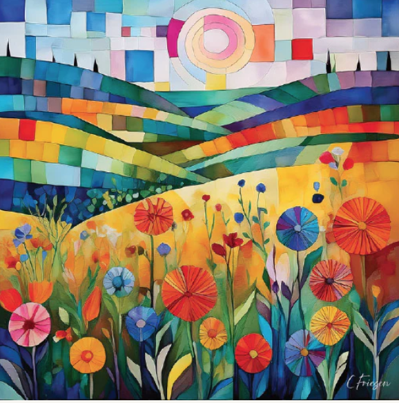 Quilted Meadow Card