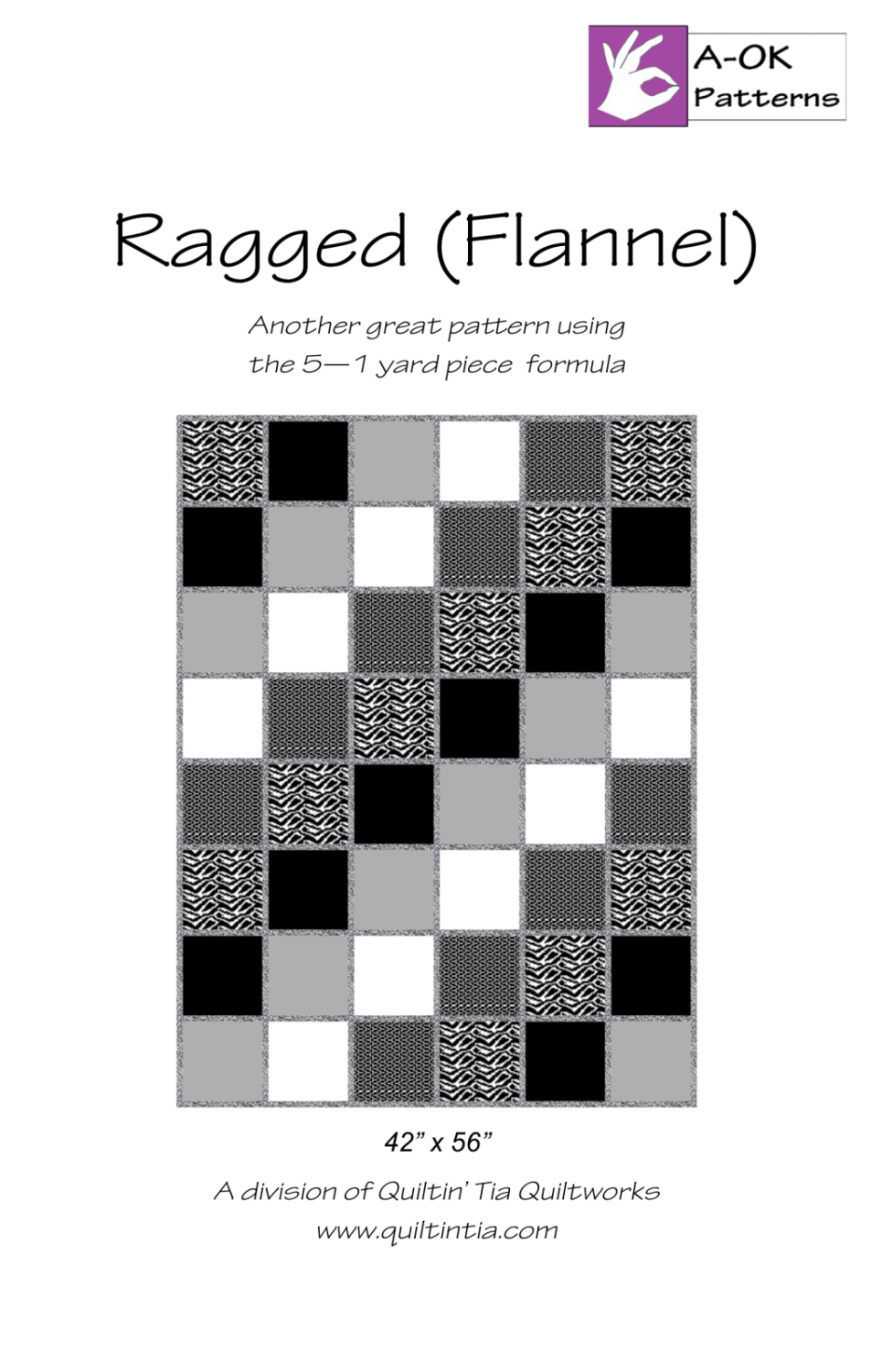 Ragged 5-Yard Quilt Pattern - Quilted Strait