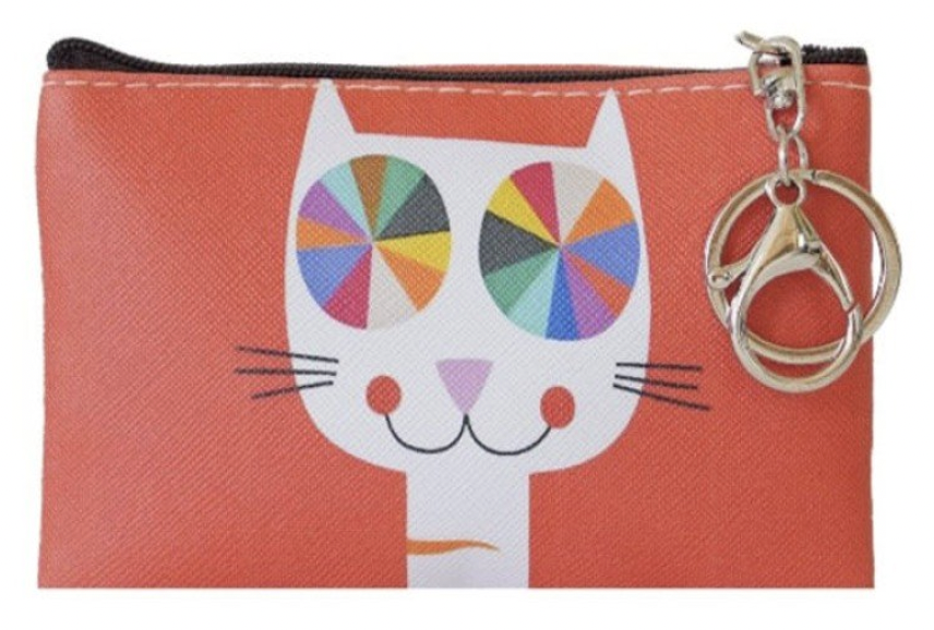 Red Cat 5" X 4" zip pouch FM2