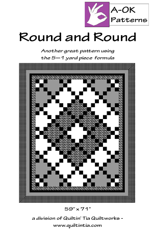 Round & Round 5-Yard Quilt Pattern - Quilted Strait