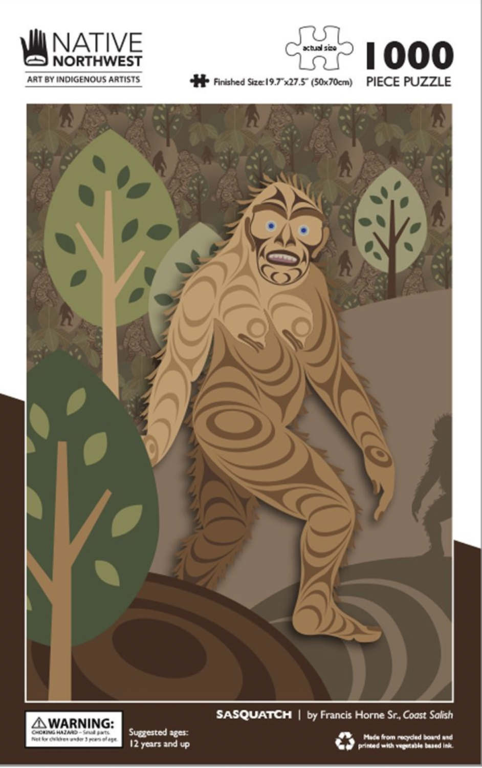 Sasquatch 1000 Piece Puzzle - Quilted Strait