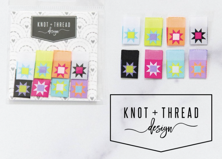 Sawtooth Star Sew in Labels - FM4